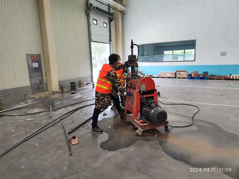 安吉厂房地面下沉塌陷注浆加固施工